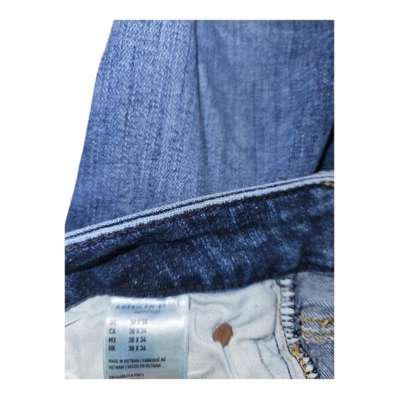 American Eagle Jean's 30x34 Men's Skinny Next Level AirFlex Distressed Stretch - Picture 6 of 7
